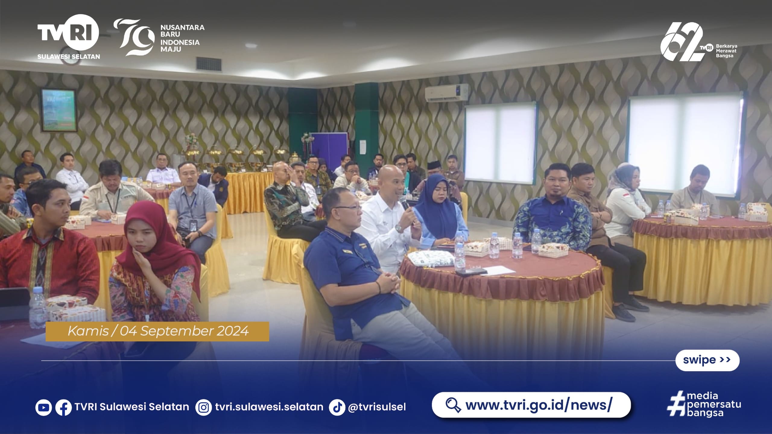 Kepsta TVRI Sulsel Hadiri Forum Konsultasi Publik KPKNL Makassar