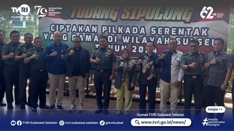 TVRI Sulsel Dukung Wujudkan Pilkada Damai