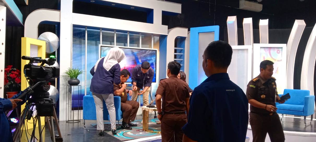 Kajati Kalbar Dialog Interaktif di TVRI Stasiun Kalimantan Barat