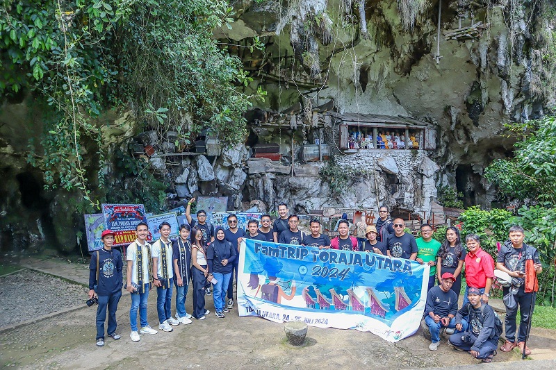 TVRI Sulsel Dukung Familiarization Trip Toraja Utara