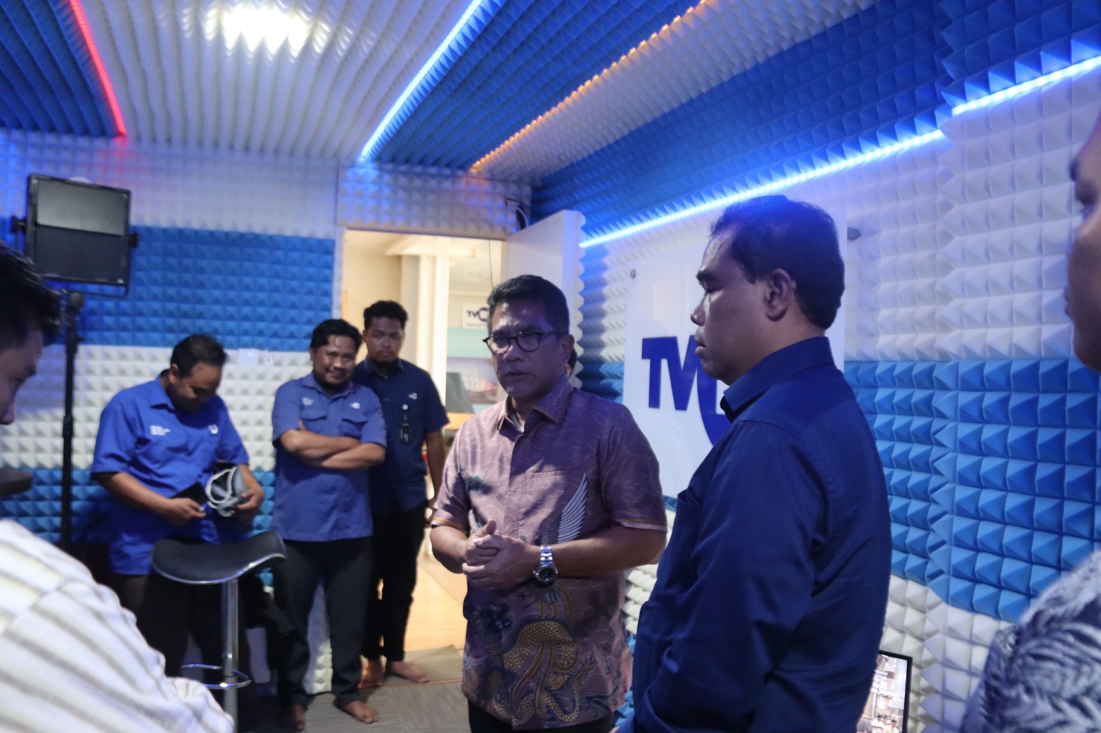 Kunjungan Direktur Utama TVRI ke Studio Mini TVRI Nusantara dan SNG di IKN