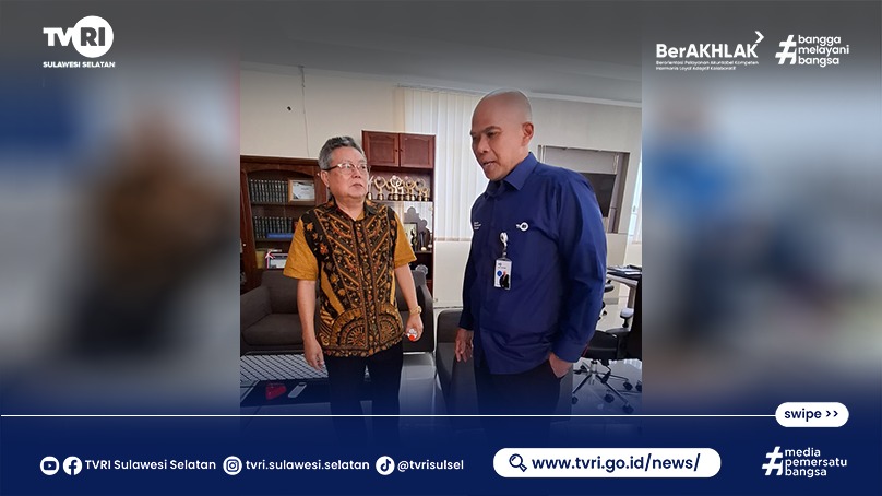 Ketua Umum Persaudaraan Peranakan Tionghoa Makassar Jalin Silaturahmi dengan TVRI Sulsel