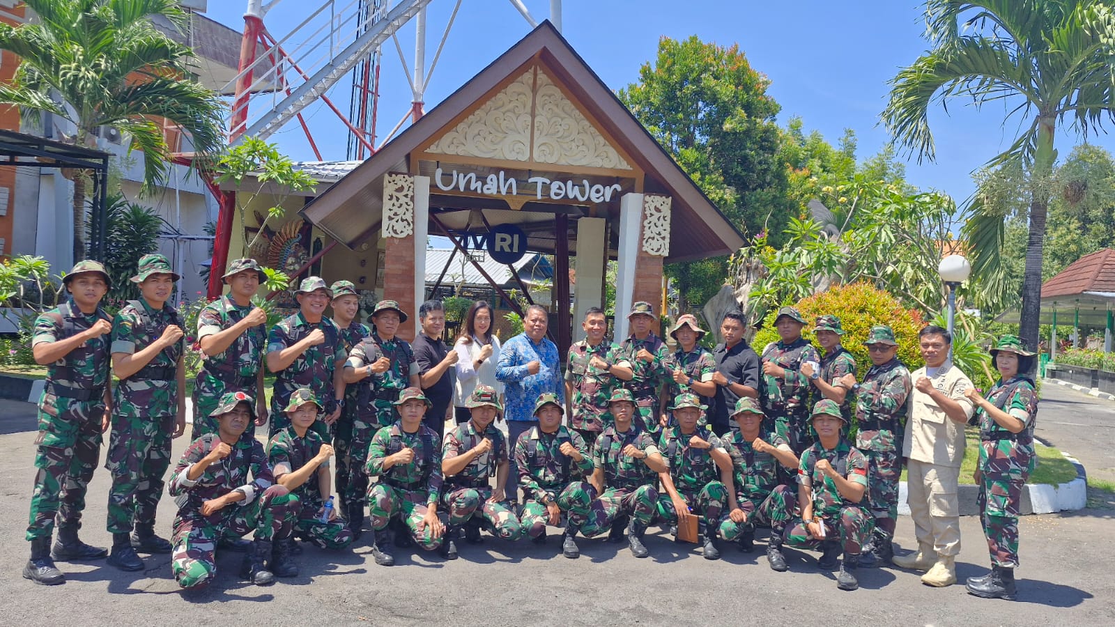 TVRI Bali Menerima Kunjungan Komando Daerah Militer (Kodam) IX/Udayana