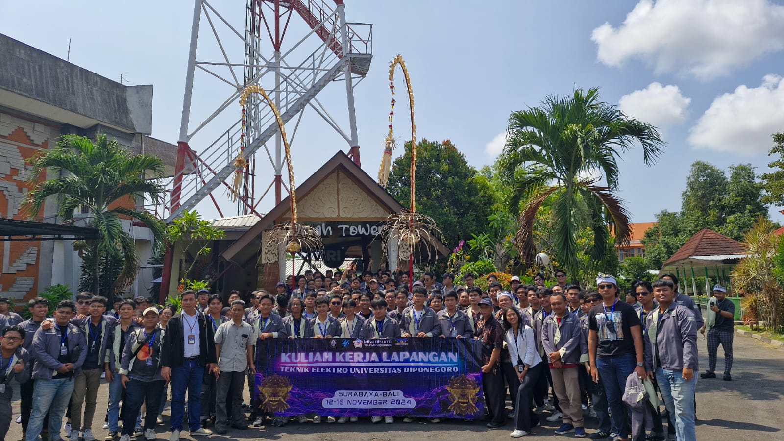 200 Mahasiswa UNDIP Dalami Ilmu Penggunaan Teknologi dan Alat dalam Dunia Penyiaran di  TVRI Bali