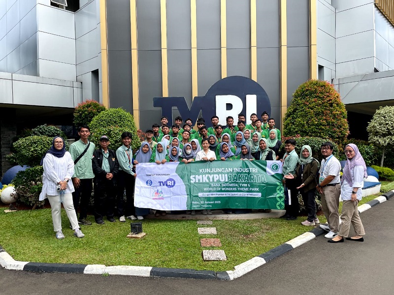 SMK YPUI Jakarta Raih Pengalaman Berharga Lewat Kunjungan ke LPP TVRI