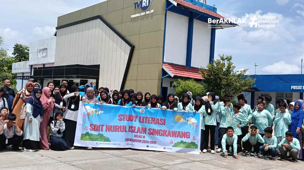 Kunjungan Inspiratif SDIT Nurul Islam Singkawang ke TVRI Stasiun Kalimantan Barat: Menjelajah Dunia Literasi