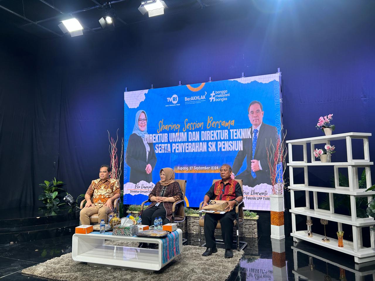 Perkuat Sinergitas, TVRI NTT Gelar Sharing Session bersama Dirum dan Dirtek LPP TVRI