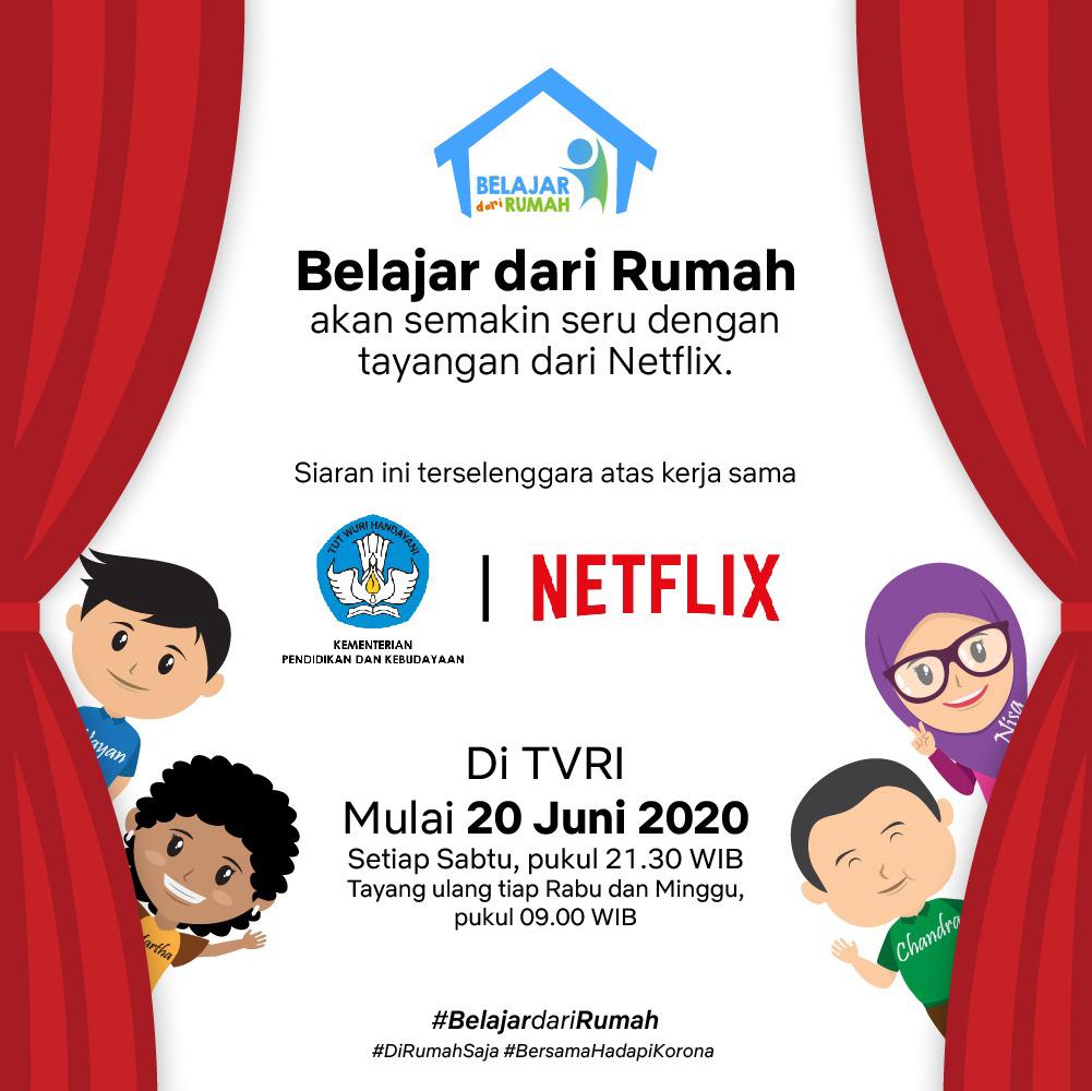 Kemendikbud Hadirkan Film-Film Dokumenter Netflix pada Program Belajar dari Rumah Yang Disiarkan di TVRI