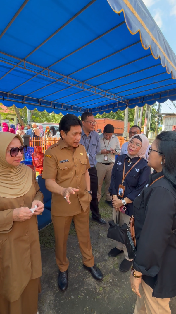 TVRI Stasiun Maluku bersama Pemerintah Provinsi Maluku melakukan Kegiatan Operasi Pasar Pangan Murah bulan Suci Ramadhan