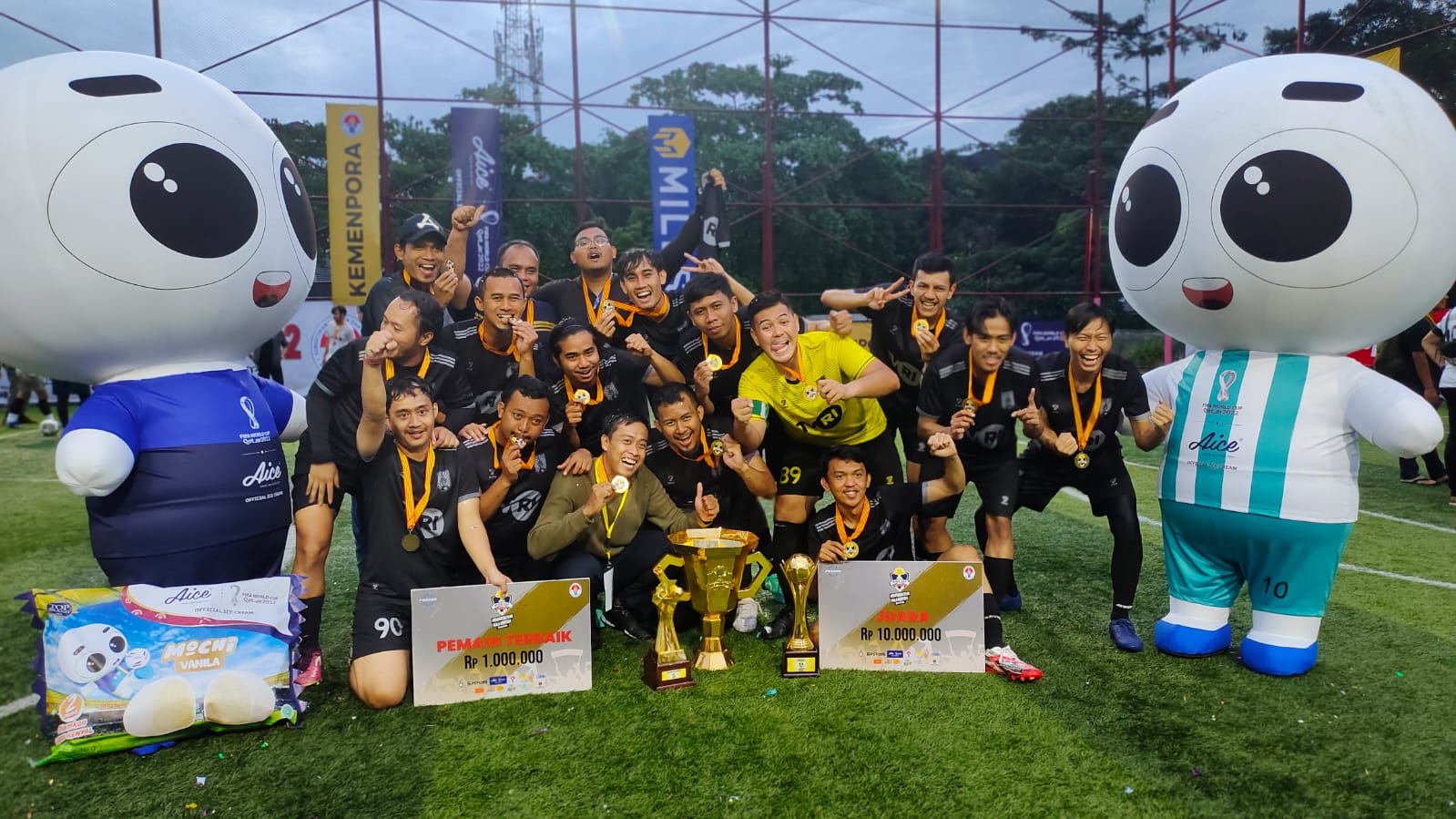 Tim Sepak Bola TVRI Torehkan Prestasi Luar Biasa dalam Turnamen Media Cup 2022