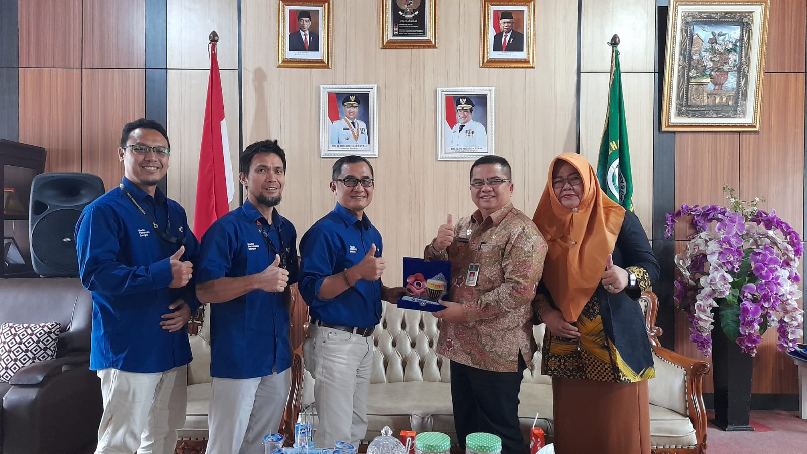 Perkuat Jaringan Kerjasama, Kepala TVRI Stasiun Bengkulu Sambangi Dinas Kesehatan Provinsi Bengkulu