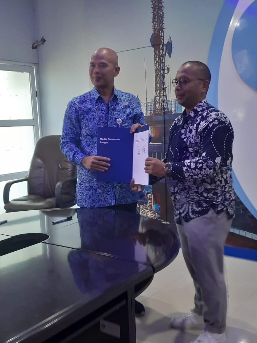 TVRI Sulawesi Selatan dan BARA IKAN melalui PT. Kalam Media Creative (KMC) resmi menandatangani Nota Kesepahaman (MoU)
