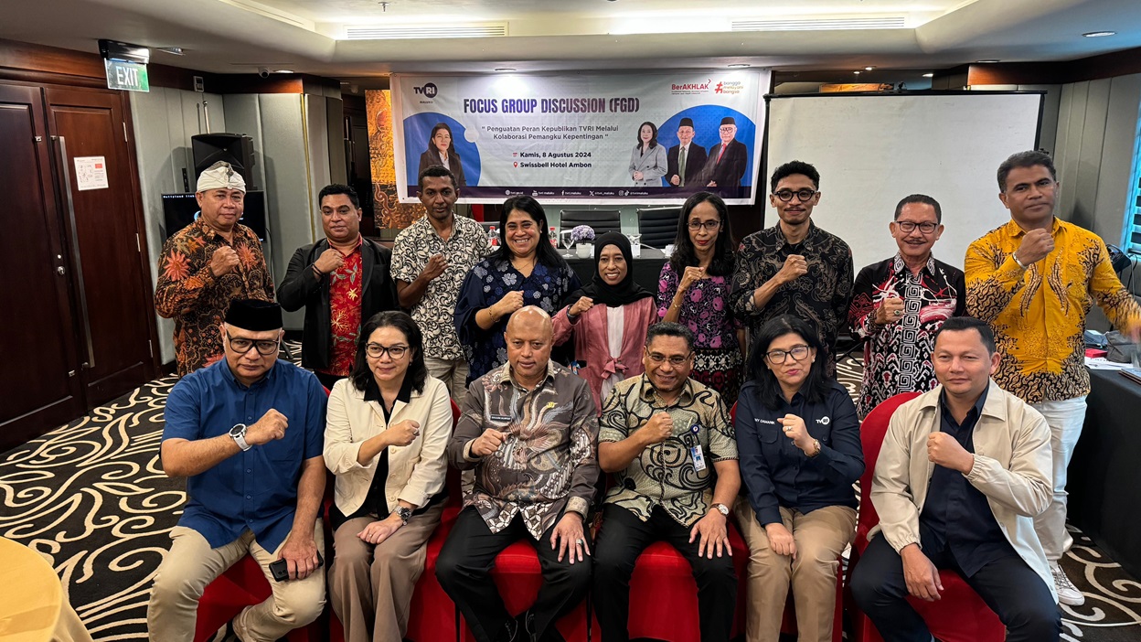 LPP TVRI STASIUN MALUKU BERSAMA DEWAN PENGAWAS TVRI MENYELENGGARAKAN FORUM GROUP DISCUSSION (FGD) UNTUK  MENDAPATKAN BERBAGAI INFORMASI DARI BERBAGAI KALANGAN MASYARAKAT