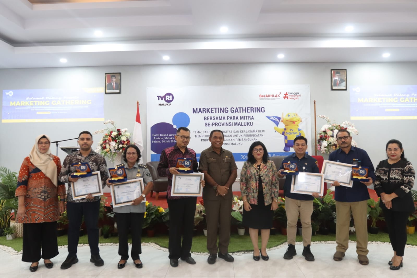 TVRI STASIUN MALUKU MENGADAKAN KEGIATAN MARKETING GATHERING BERSAMA PARA MITRA