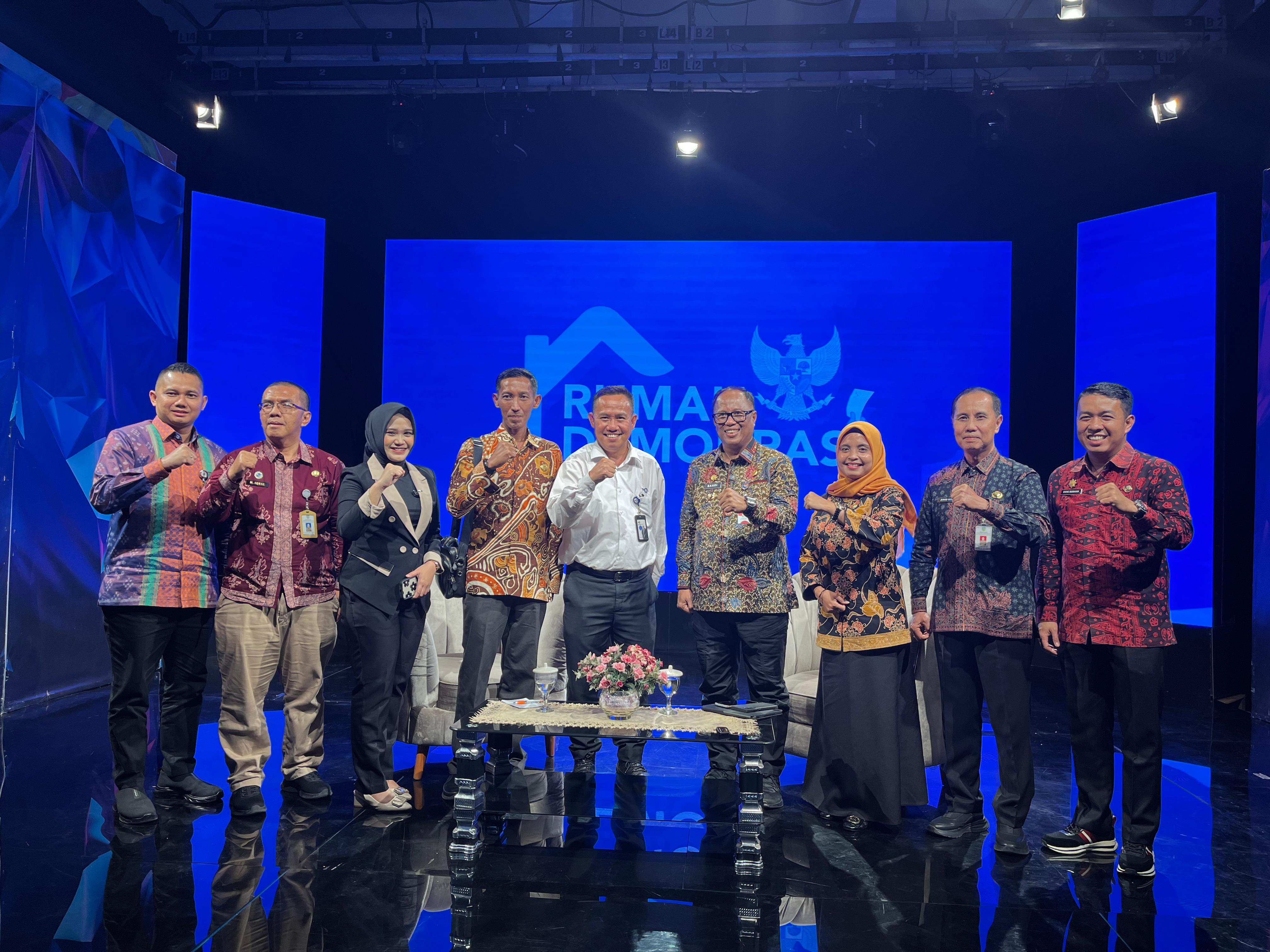 TVRI Stasiun Jambi Melakukan Sosialisasi Pilkada Serentak 2024 yang Menghadirkan Narasumber Penjabat Bupati Sarolangun