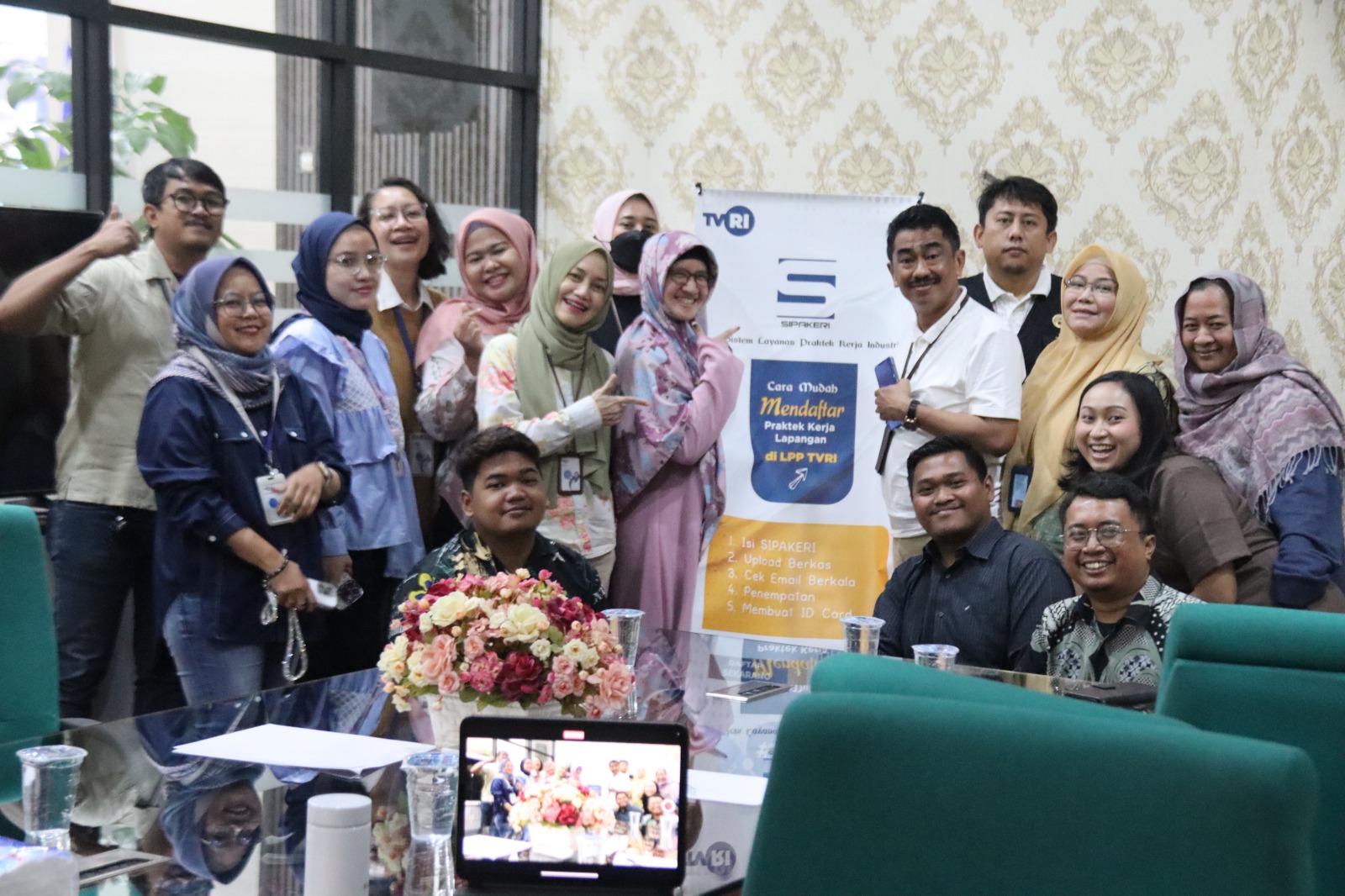 Peluncuran SIPAKERI (Sistem Praktek Kerja Industri) di TVRI Kantor Pusat