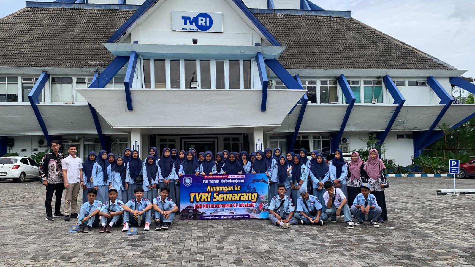 TVRI Stasiun Jawa Tengah Terima Kunjungan Industri dari SMK Entrepreneur 01 Lebaksiu Tegal