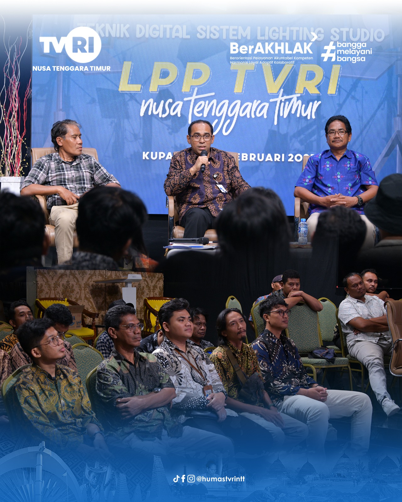  TVRI NTT siapkan SDM Unggul di bidang Digital Lighting Studio Lewat In House Training