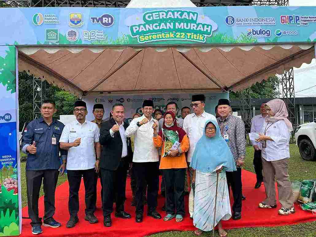 Bazar Gerakan Pangan Murah di TVRI Stasiun Jambi Mendapat Tanggapan Positif Dari Masyarakat