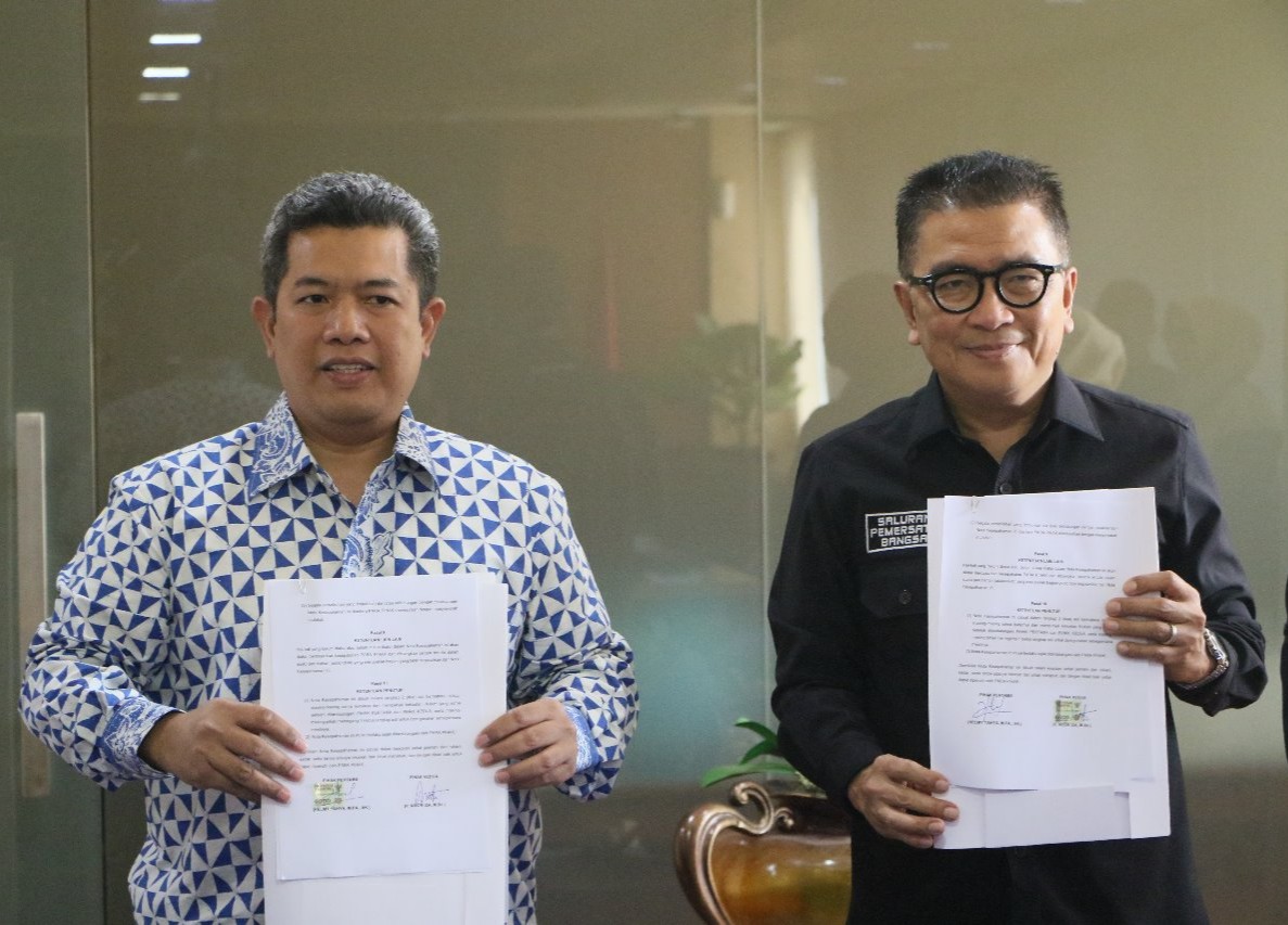 Penandatanganan Nota Kesepahaman Bersama Antara LPP TVRI dan STMT Yogyakarta