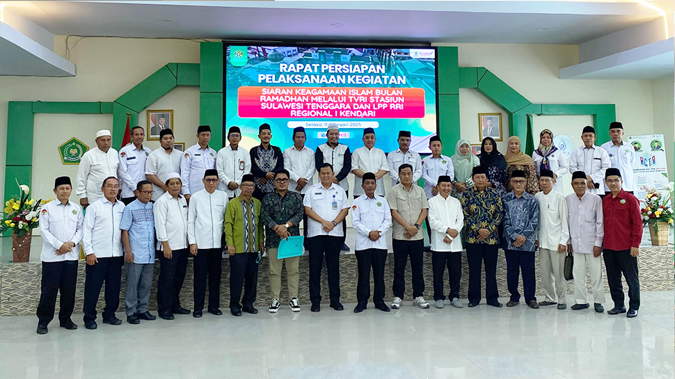 TVRI Stasiun Sulawesi Tenggara Berkolaborasi dengan Kanwil Kemenag Sultra dalam Menyiarkan Program Keagamaan Edukatif di bulan Ramadhan