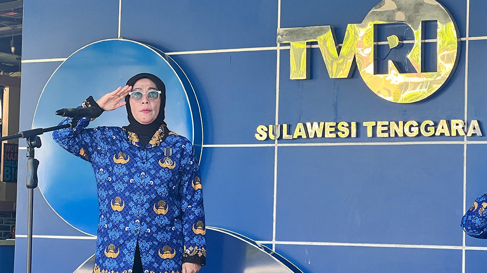 UPACARA HARI KESADARAN NASIONAL SELURUH PEGAWAI TVRI STASIUN SULAWESI TENGGARA